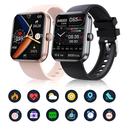 HealthTrack | Smartwatch with Bluetooth Calling & Health Tracking | Sleek Zinc Alloy Design for Daily Wellness 4