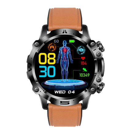 HealthTrack | Smartwatch with ECG, Blood Sugar & Pressure Monitoring | Sleek Design for Fitness Tracking 8