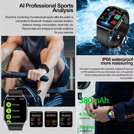 Health Guardian | Smartwatch for Seniors with Vital Signs Monitoring | Bluetooth Connectivity for Peace of Mind 1