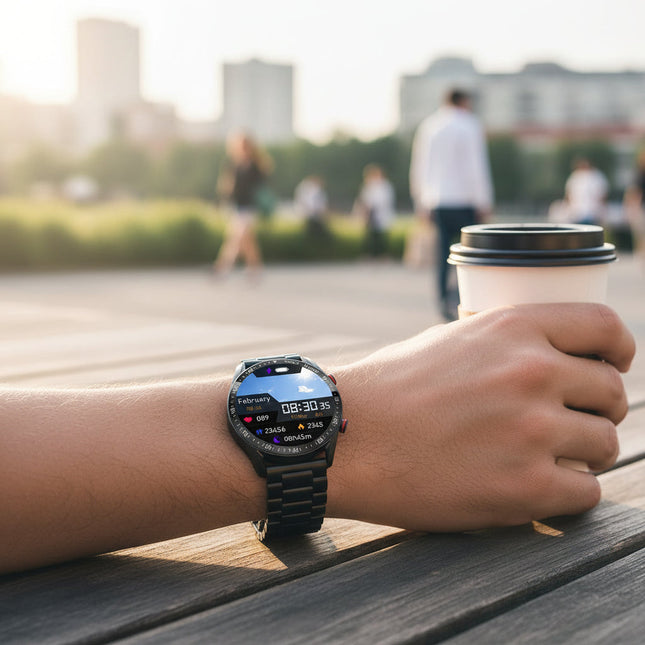 Health Guardian | Smartwatch with Blood Pressure & Glucose Monitoring | Comprehensive Fitness Tracker for Daily Wellness 0
