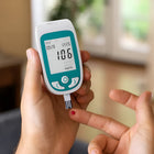 Health Monitor | Cholesterol & Glucose Testing Device with LCD Display | Portable Health Tracker for Daily Wellness Monitoring 0