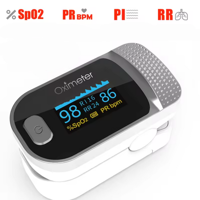 Health Monitor | Oximeter & Blood Glucose Monitor with OLED Display | Compact Design for On-the-Go Monitoring 0