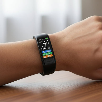 Health Tracker Series | Fitness Tracker with ECG & Blood Pressure Monitoring | Stylish Smart Bracelet for Daily Wellness Insights 0