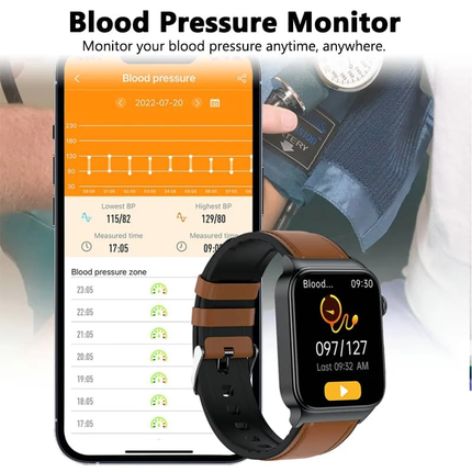 Health Tracker Smartwatch | ECG & Blood Glucose Monitoring with Customizable Watch Faces for Comprehensive Health Insights 3