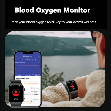 Health Tracker Smartwatch | ECG & Blood Glucose Monitoring with Customizable Watch Faces for Comprehensive Health Insights 6