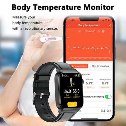 Health Tracker Smartwatch | ECG & Blood Glucose Monitoring with Customizable Watch Faces for Comprehensive Health Insights 7