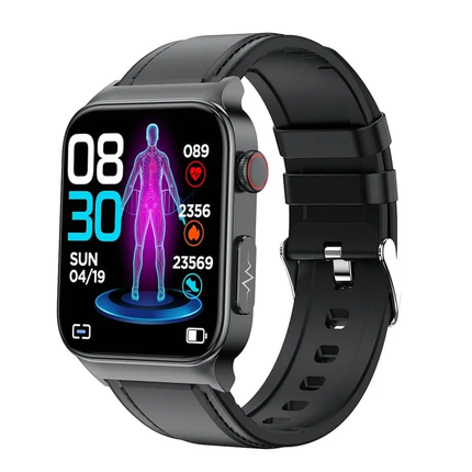 Health Tracker | Smartwatch with ECG & Blood Glucose Monitoring | Customizable Touch Display for Comprehensive Health Insights 0