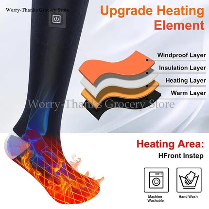 HeatWear | Heated Socks for Men & Women with Rechargeable Battery | Ultimate Comfort for Outdoor Activities 1
