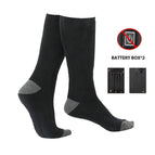 01 Black heated socks