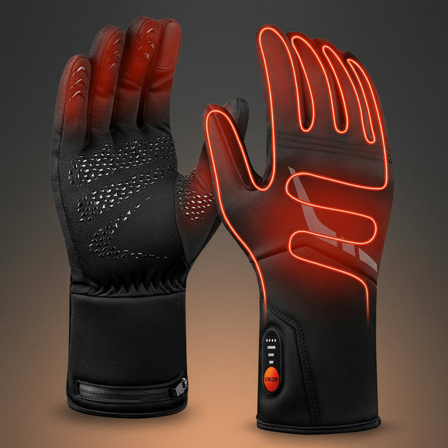 Heated Gloves | Battery Powered Ski Gloves with Touchscreen Capability | Waterproof Design for Ultimate Winter Comfort 0