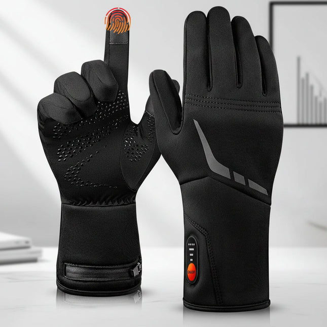 Heated Gloves | Battery Powered Ski Gloves with Touchscreen Capability | Waterproof Design for Ultimate Winter Comfort 1