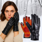 Heated Gloves for Women, Rechargeable Heated Gloves with USB, Thermal Waterproof Winter Gloves with Touch Screen