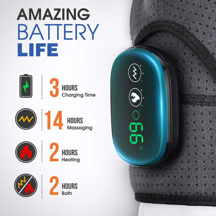 Heated Shoulder Brace with Adjustable Warmth & Vibration | Ergonomic Support for Daily Relief 3