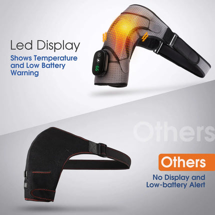 Heated Shoulder Brace with Adjustable Warmth & Vibration | Ergonomic Support for Daily Relief 5