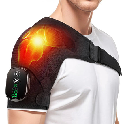 Heated Shoulder Brace with Adjustable Warmth & Vibration | Ergonomic Support for Daily Relief 8