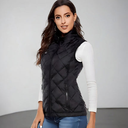 Heated Vest for Women | 9 Heating Zones & Slim Fit Design | Ultimate Warmth for Cold Days 2