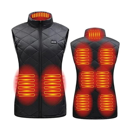 Heated Vest for Women | 9 Heating Zones & Slim Fit Design | Ultimate Warmth for Cold Days 7