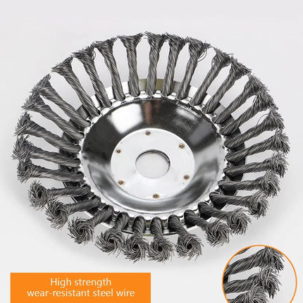 Heavy-Duty Brush Cutter Head | Durable Steel Wire Attachment for String Trimmers 5