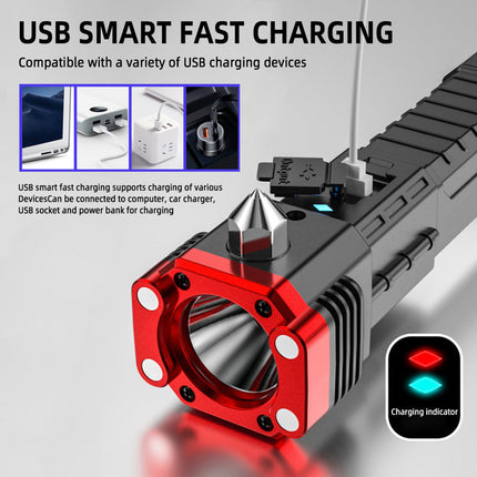 Heavy-Duty Magnetic Rechargeable Flashlight with Bright LED Light | Waterproof Design for Outdoor Adventures 4