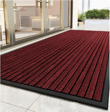 Heavy-Duty Non-Slip Floor Mat | Durable Dirt-Trapping Design for Safe High-Traffic Entrances 0