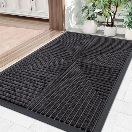 Heavy-Duty Non-Slip Floor Mat | Durable Dirt-Trapping Design for Safe High-Traffic Entrances 1