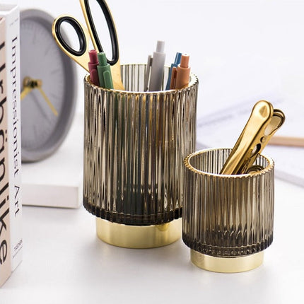 Desk Organizer Cup, Makeup Organizer for Vanity – image 12