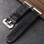 Black(With Pattern)-Silver Buckle / Samsung Watch Ultra 47mm