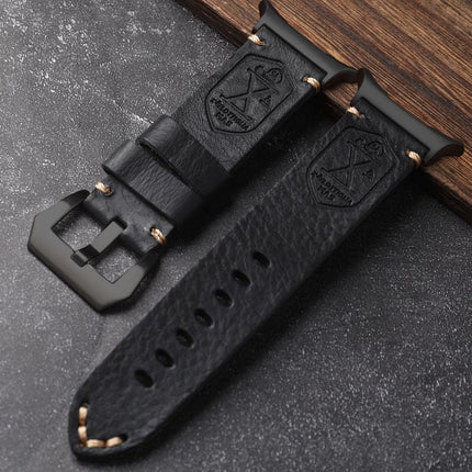 Heritage Collection | Vintage Leather Band for Samsung Watch Ultra with Durable Hand-Stitching | Adjustable Fit for Timeless Elegance 13