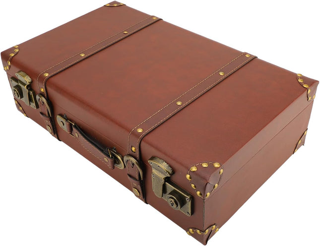 Heritage Collection | Vintage Leather Carry-On Overnight Case with Alloy Lock | Durable Design for Travel and Display 0