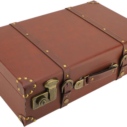 Heritage Collection | Vintage Leather Carry-On Overnight Case with Alloy Lock | Durable Design for Travel and Display 2