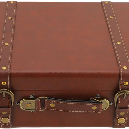 Heritage Collection | Vintage Leather Carry-On Overnight Case with Alloy Lock | Durable Design for Travel and Display 4