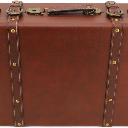 Heritage Collection | Vintage Leather Carry-On Overnight Case with Alloy Lock | Durable Design for Travel and Display 5