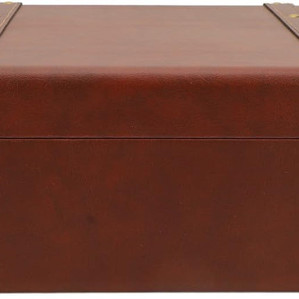 Heritage Collection | Vintage Leather Carry-On Overnight Case with Alloy Lock | Durable Design for Travel and Display 6