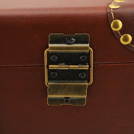Heritage Collection | Vintage Leather Carry-On Overnight Case with Alloy Lock | Durable Design for Travel and Display 7