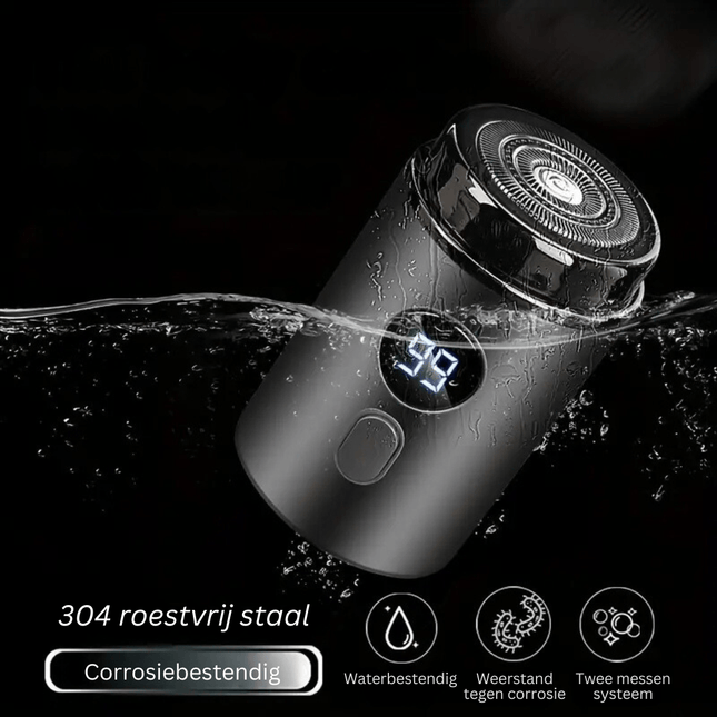 Electric Shavers, Portable Electric Razor, Waterproof Wet and Dry Shaver with USB Charging