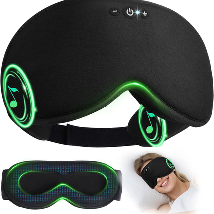 Serenity Sleep | Bluetooth 3D Eye Mask with Light Blocking & Music Playback | Comfortable Design for Restful Sleep