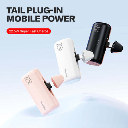 Vepine Portable Charger Power Bank with Integrated Lightning Connector – Best Portable Charger Fast Charging Portable Power Bank for iPhone & USB Devices