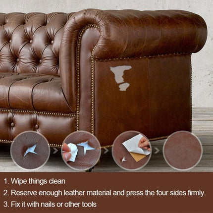 Self Adhesive Leather Patch for Couch, Leather Sofa Repair and Car Seat Repair Sheet – image 36