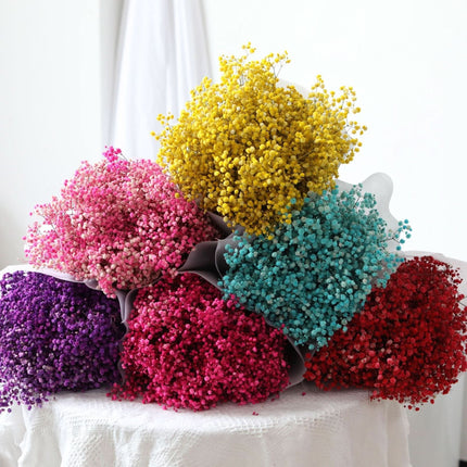 Dried Flower Bouquet, Natural Baby's Breath Dried Flowers