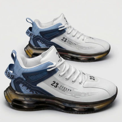 High Top Mens Sneakers, Chunky High Top Sneakers with Padded Ankle Collar – image 6