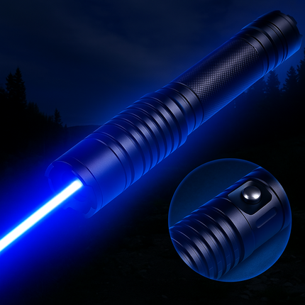 High-Efficiency Laser Torch | Rechargeable Flashlight with 5000m Range | Durable Aluminum for Outdoor Adventures 4