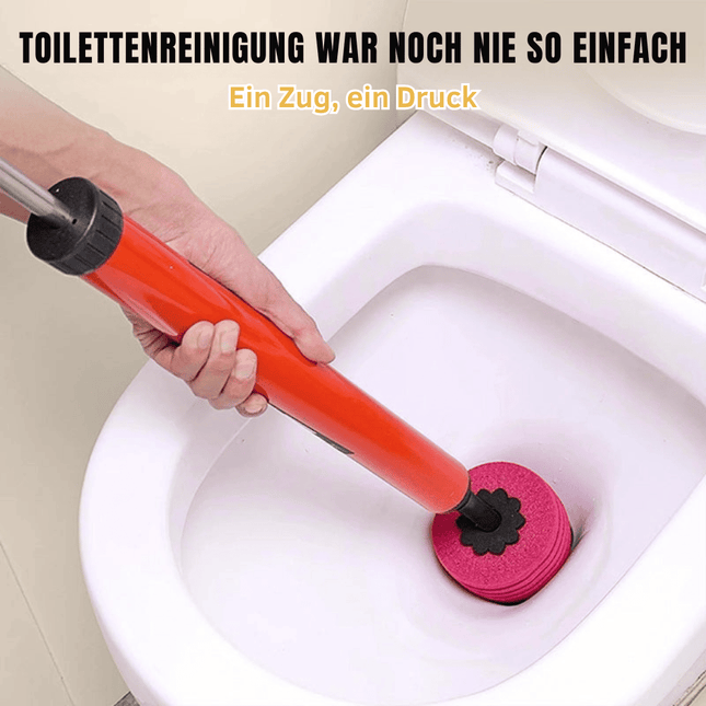 High-Pressure Drain Cleaning Tool | Manual Clog Remover for Chemical-Free Plumbing 1