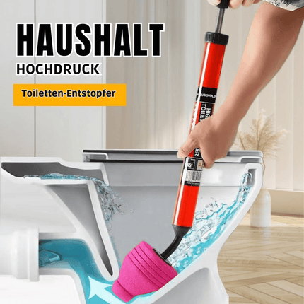 High-Pressure Drain Cleaning Tool | Manual Clog Remover for Chemical-Free Plumbing 4