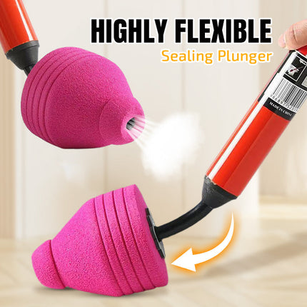 High-Pressure Drain Cleaning Tool | Manual Clog Remover for Chemical-Free Plumbing 5