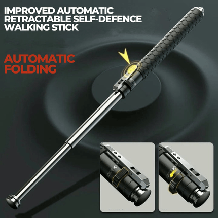 HikeShield | Adjustable Hiking Stick with Anti-Slip Handle | Lightweight & Compact for Outdoor Adventures 5