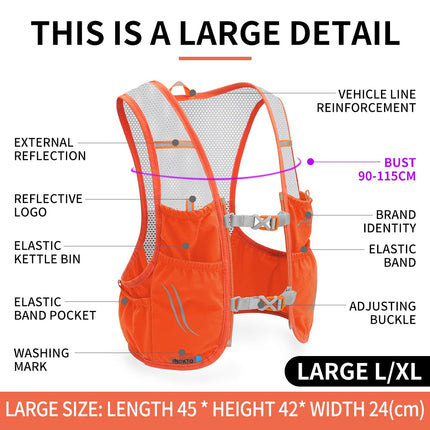 Hike Racer | Breathable Running Backpack Vest with Ultralight Design | Versatile Gear for Outdoor Adventures 2