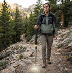 TrailBlazer | Automatic Hiking Stick with LED Light & Anti-Slip Grip | Lightweight Walking Stick for Outdoor Safety_00