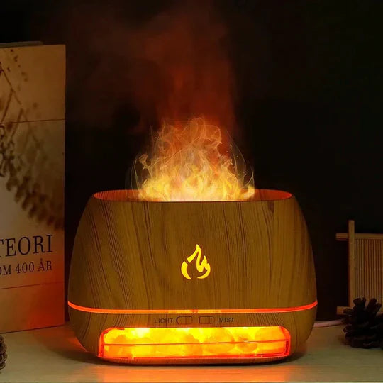 Himalayan Salt Stone | Aroma Diffuser & Humidifier with LED Mood Lighting | Air Purification for Relaxation 0