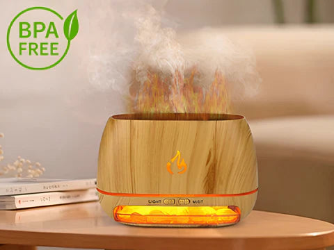 Himalayan Salt Stone | Aroma Diffuser & Humidifier with LED Mood Lighting | Air Purification for Relaxation 1