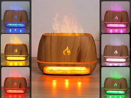 Himalayan Salt Stone | Aroma Diffuser & Humidifier with LED Mood Lighting | Air Purification for Relaxation 2